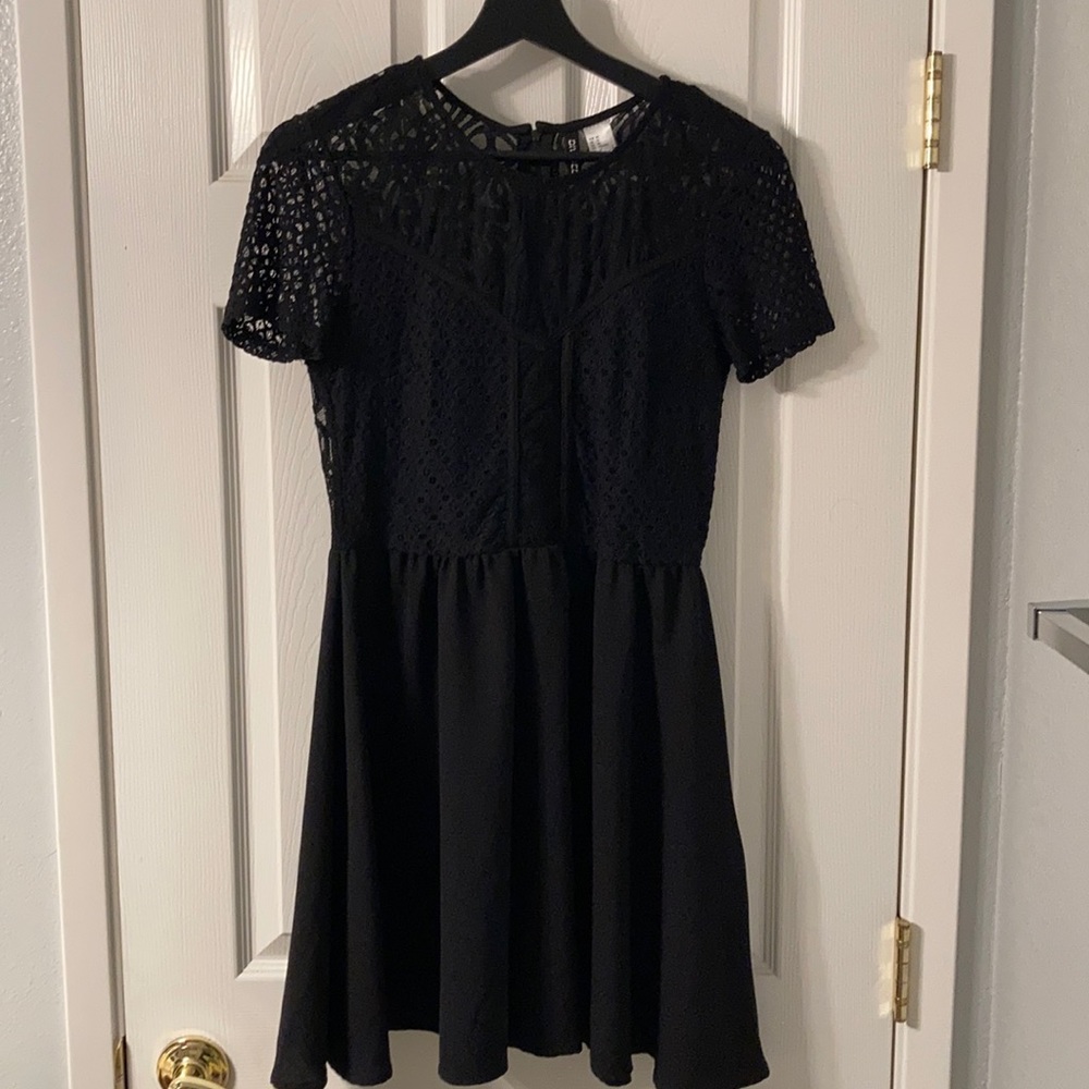 H & M Black Lacy Dress